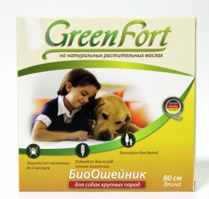 БиоОшейник Green Fort от блох для крупных собак